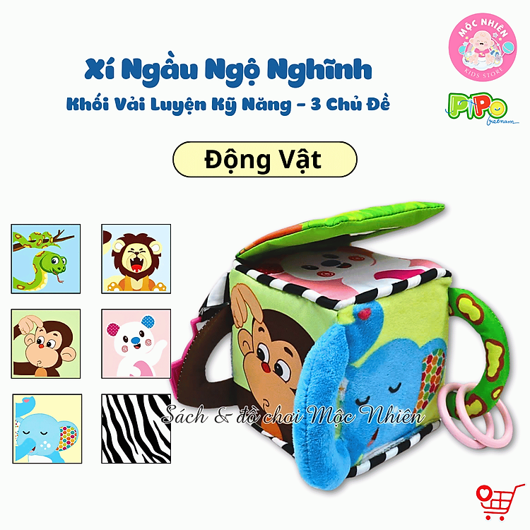 Mua tại MyKingdom: Khối vải luyện kỹ năng cho bé PiPoVietnam - Ngập tràn khuyến mãi