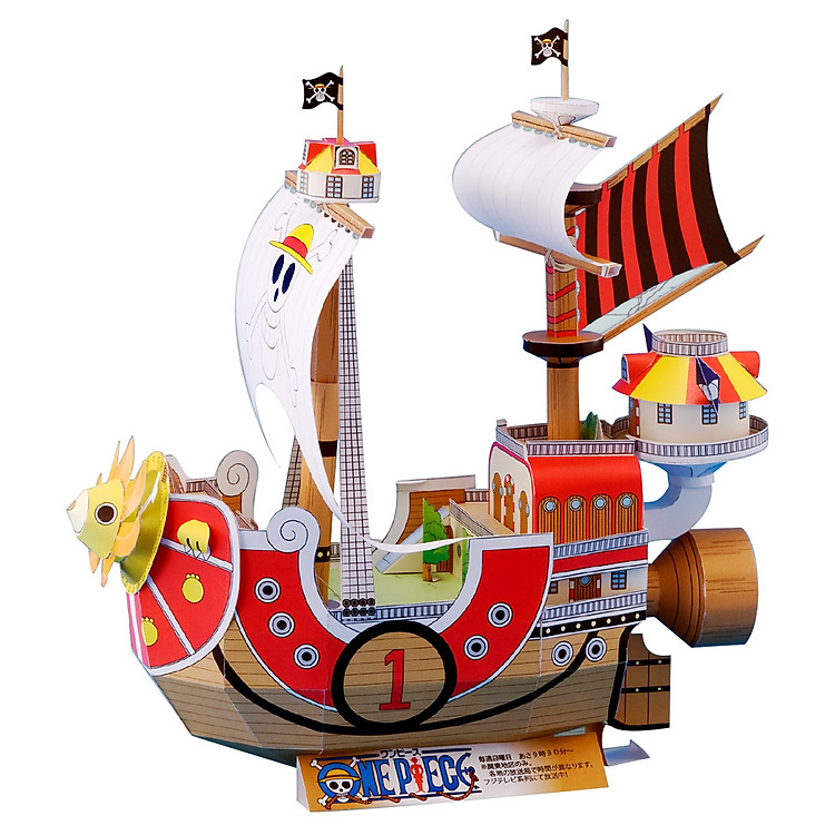 Mô hình giấy cắt dán thủ công The Thousand Sunny - One Piece