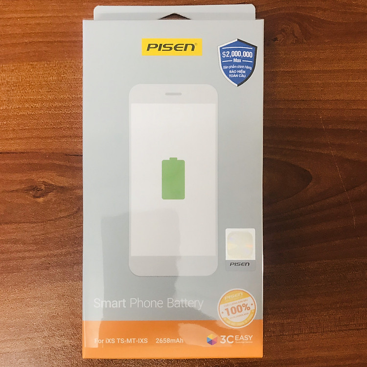 Pin dành cho iPhone XS Pisen _ Hàng Chính Hãng