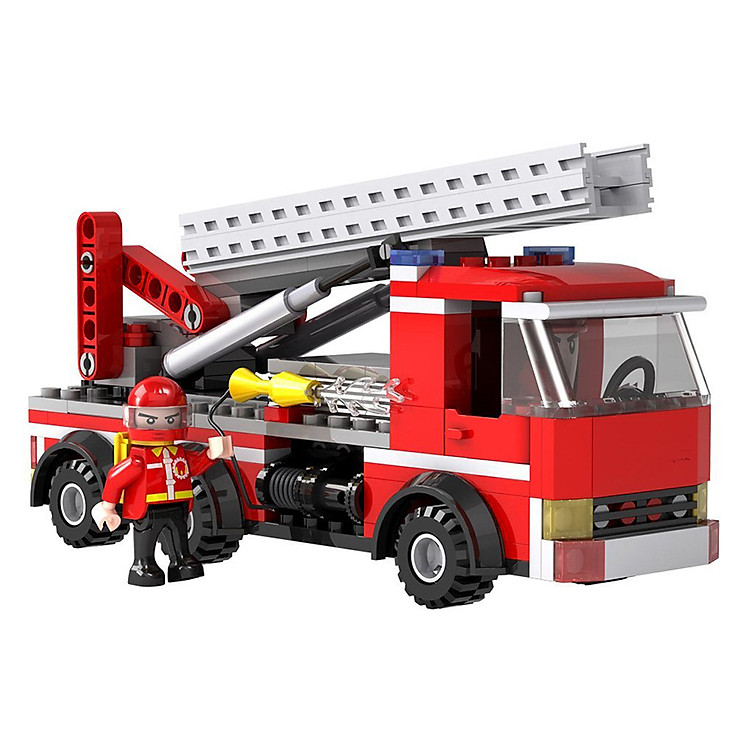 Mô Hình Cogo - Trạm Cứu Hỏa 3613 Chính hãng Tiết kiệm - Hình ảnh 4