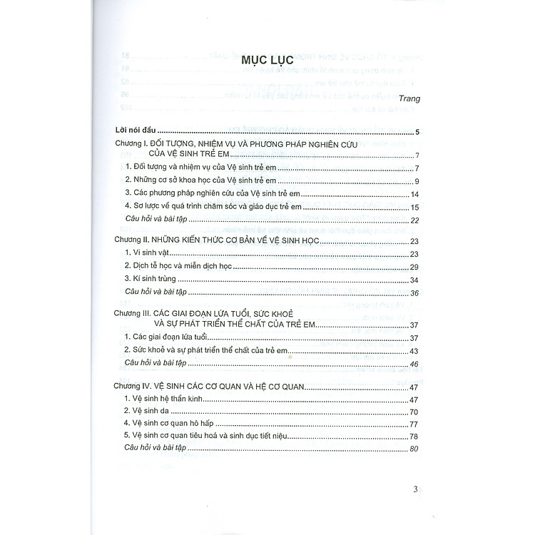 Giáo Trình Vệ Sinh Trẻ Em - Ảnh 3