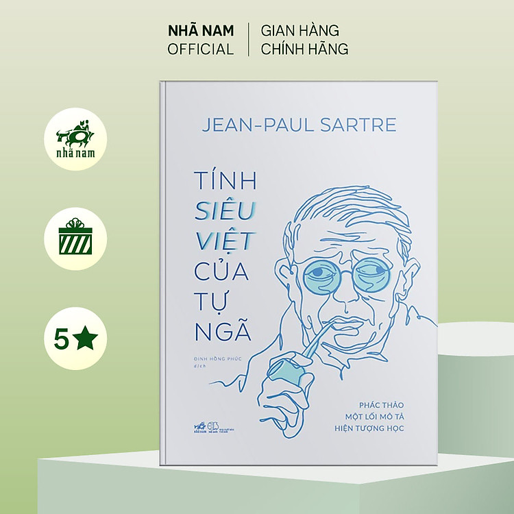 Sách - Tính siêu việt của Tự ngã (Jean-Paul Sartre) (Bìa cứng) - Nhã Nam Official