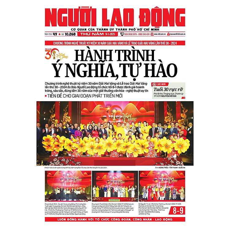 Nhật báo Người Lao Động từ ngày 06-01-2025 đến 12-01-2025 - Ảnh 4