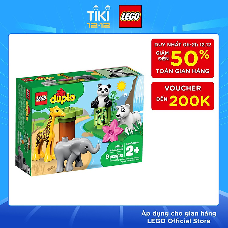 Mua Bộ 4 Thú Cưng Hoang Dã LEGO DUPLO Chính hãng Tiết kiệm - Hình ảnh 4