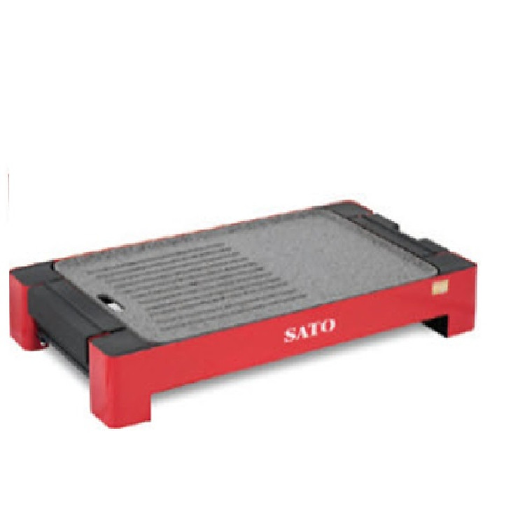 Bếp nướng điện SATO BN41 - Thân bếp hợp kim nhôm đúc nguyên khối phủ chống dính cao cấp. Công nghệ Nhật Bản - Sản xuất tại Việt Nam - Miễn phí vận chuyển toàn quốc - Hàng chính hãng
