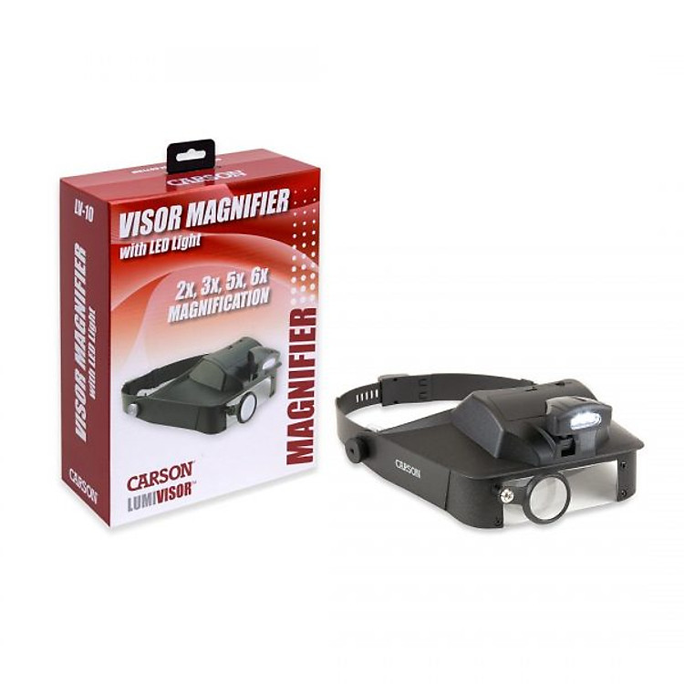 Kính Lúp Đầu Có Đèn Carson LV-10 LumiVisor (2x, 3x, 5x, 6x) - Ảnh 3