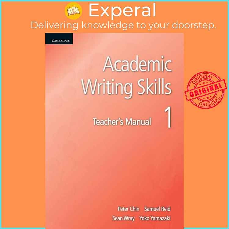 Sách - Academic Writing Skills 1 Teacher's Manual by Samuel Reid (UK edition, paperback)