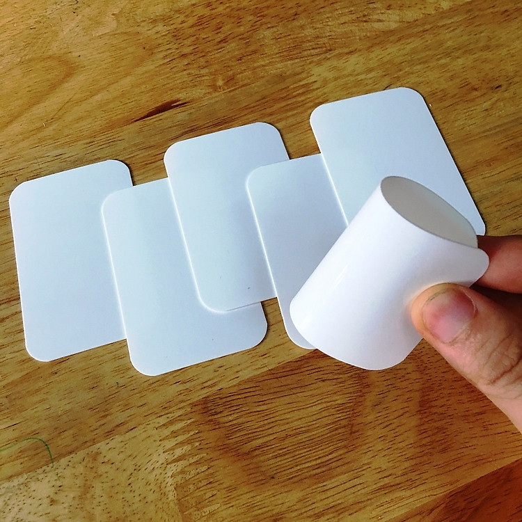 Combo 1 xấp 50 thẻ Flashcards Trắng Nhựa Dẻo viết xong có thể xóa không lo bị gãy tiết kiệm chi phí - Flashcard Phan Liên