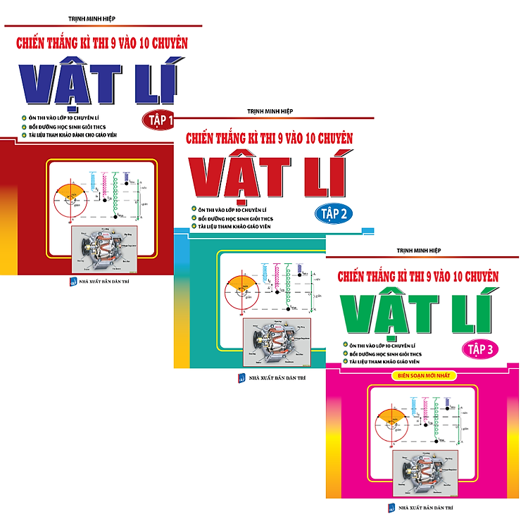 Sách - Combo Chiến Thắng Kì Thi 9 Vào 10 Chuyên Môn Vật Lí (3 Cuốn)
