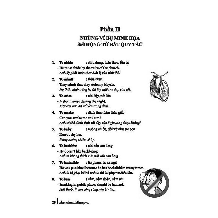 360 Động Từ Bất Quy Tắc Và Cách Dùng Các Thì Tiếng Anh - Ảnh 7