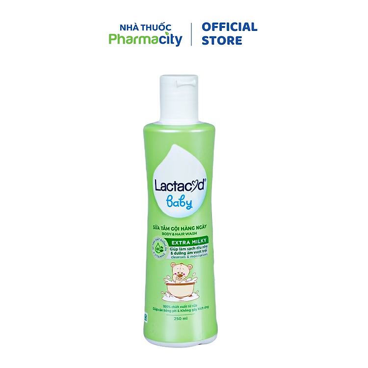 Tham Khảo tại ConCung: Sữa Tắm Gội Trẻ Em LACTACYD MILKY 250ml , nhận ngay nhiều Ưu đãi
