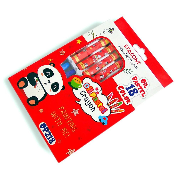 Sáp Màu Stacom OP218 (18 màu) - Ảnh 3