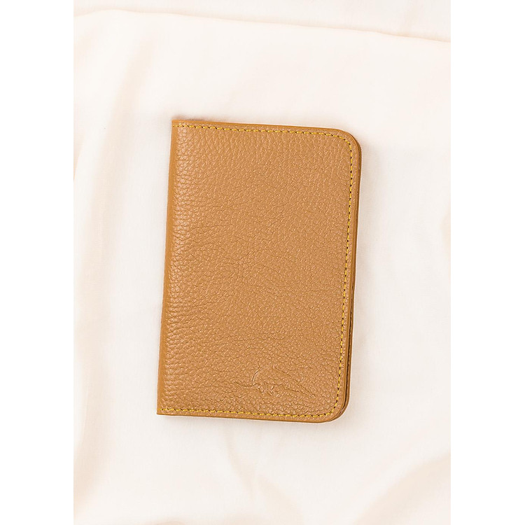 Ví Đựng Hộ Chiếu Passport Da Bò Thật, Ví Hộ Chiếu Du Lịch Sang Trọng LDV0022 - Màu nâu - Làng Da Việt