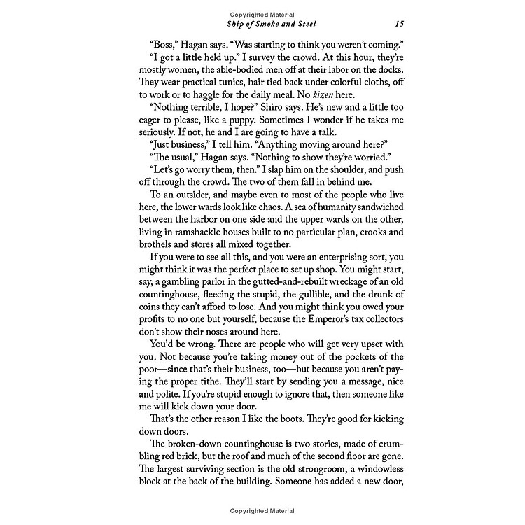 The Wells Of Sorcery Book 1: Ship Of Smoke And Steel - Ảnh 2