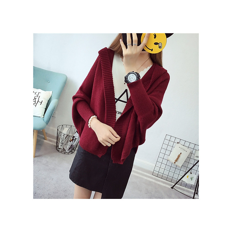 Aó khoác len nữ dày dặn dành cho mùa thu đông