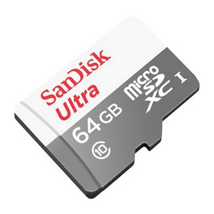 Thẻ Nhớ Sandisk Ultra Micro SDXC 64GB Class 10 - 80MB/s - Hàng Chính Hãng