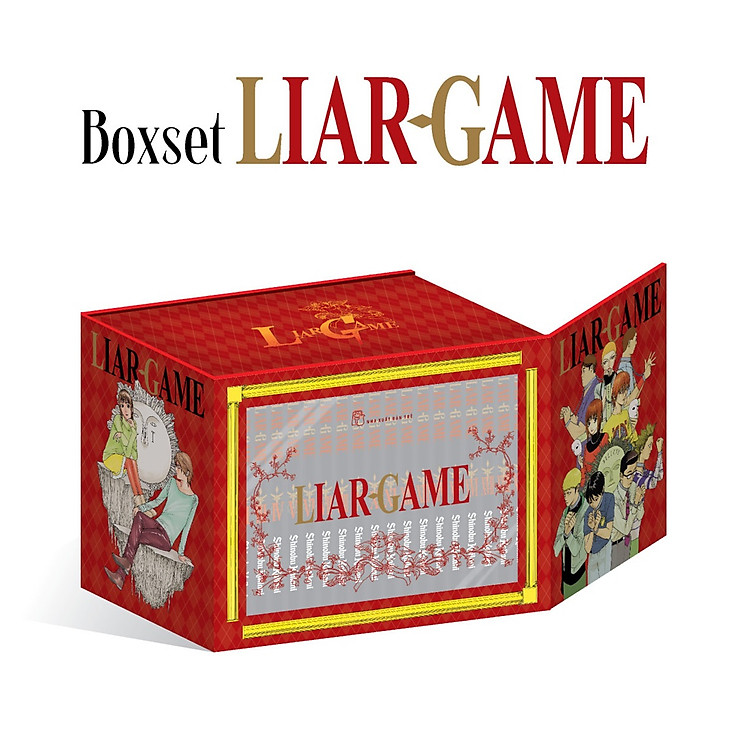 Boxset LIAR GAME 20 TẬP (19 TẬP + NGOẠI TRUYỆN ROOTS OF A) Tặng Kèm Box Nam Châm + Shikishi Standee + Poster Kèm Ống Đựng