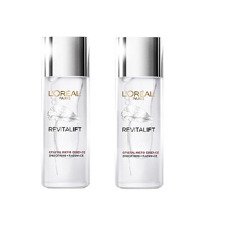 Combo 2 Dưỡng Chất Căng Mướt Da L’Oreal Paris Revitalift Crystal Micro Essence