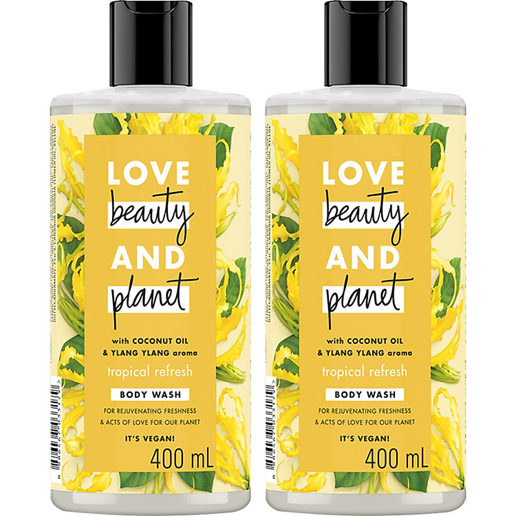 Combo 2 Sữa Tắm Phục Hồi Da Khô Love Beauty And Planet 400ml