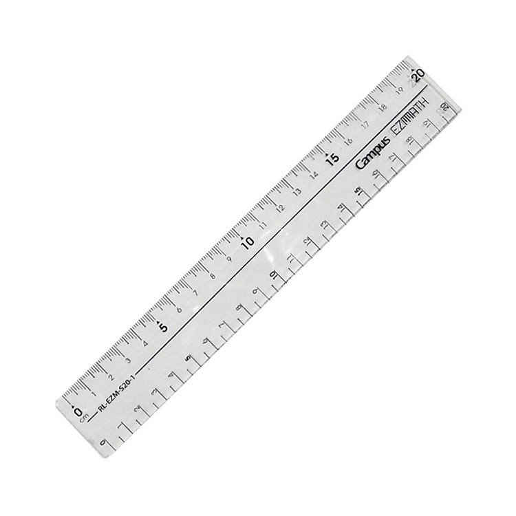 Bộ 3 Thước Kẻ Ezmath 20cm RL-EZM-S20-1
