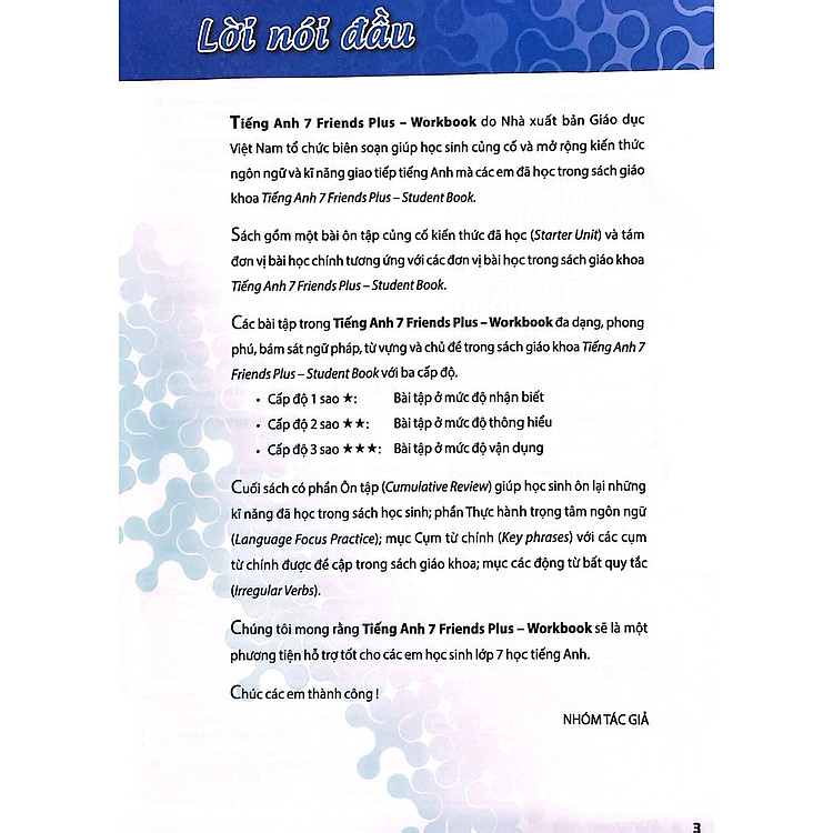 Tiếng Anh 7 Friends Plus - Workbook (2023) - Ảnh 3