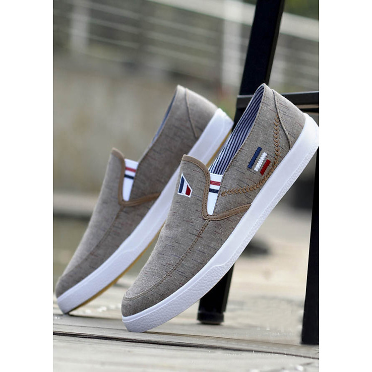Giày Sneaker Nam Kiểu dáng thoải mái- Màu Nâu Xám - TN12