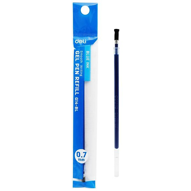Ruột Bút Gel Deli EG14-BL (0.7mm) – Mực Xanh