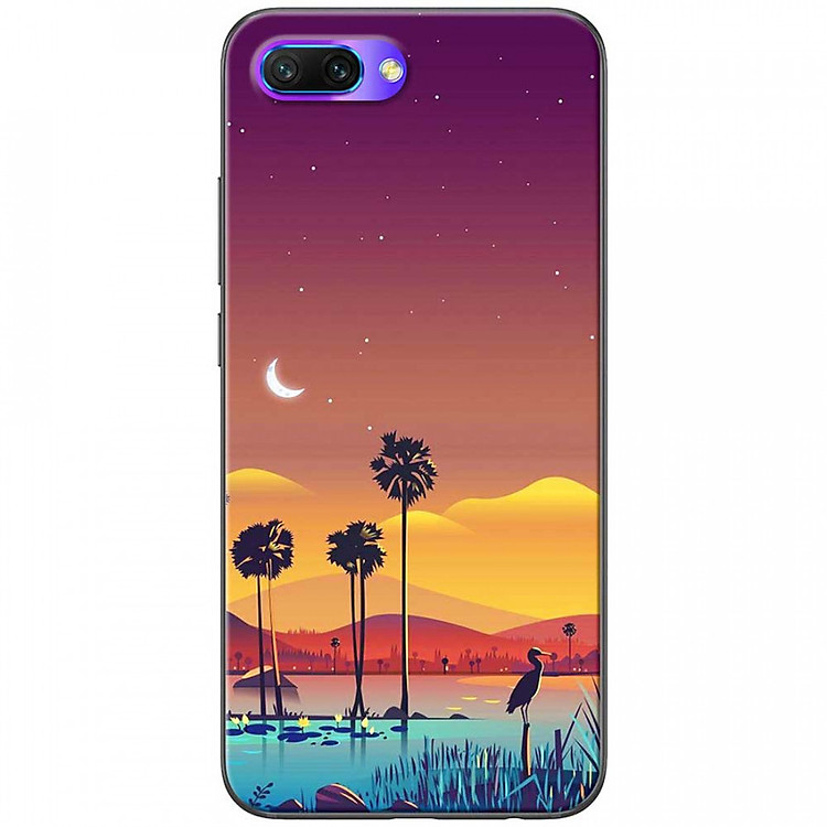 Ốp lưng dành cho Honor 10 mẫu Bầu trời sao, cò