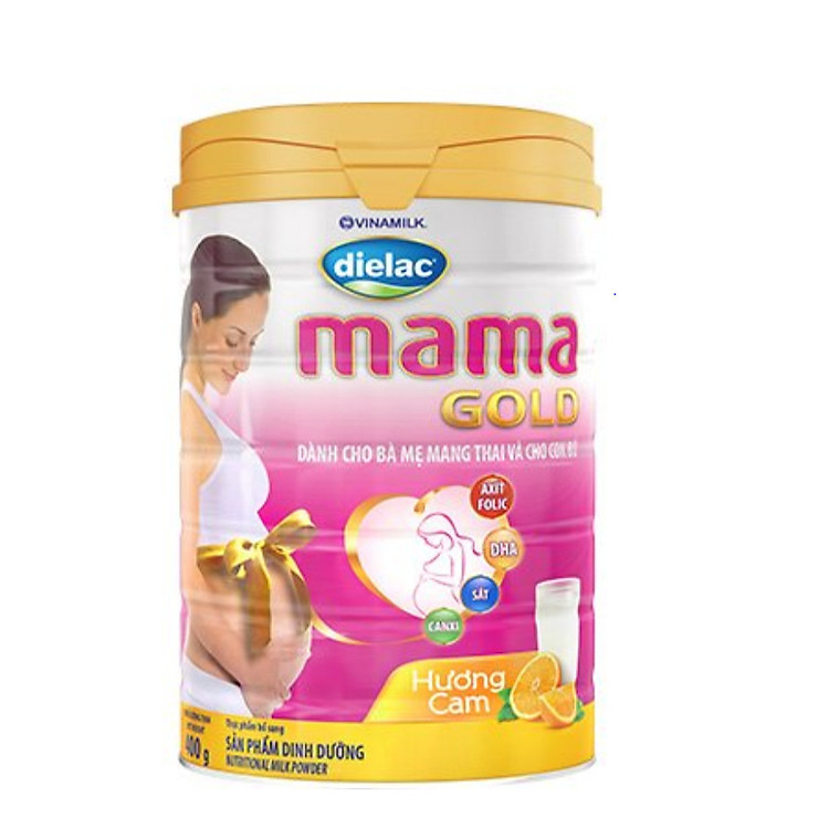 HỘP SỮA BỘT DIELAC MAMA GOLD CAM 400G