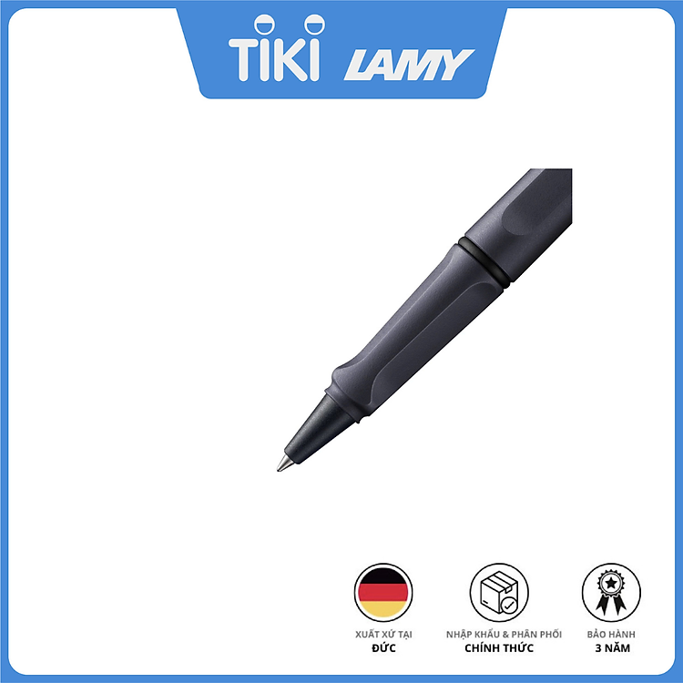 Bút bi nước Lamy Safari màu Steel Black 3E2