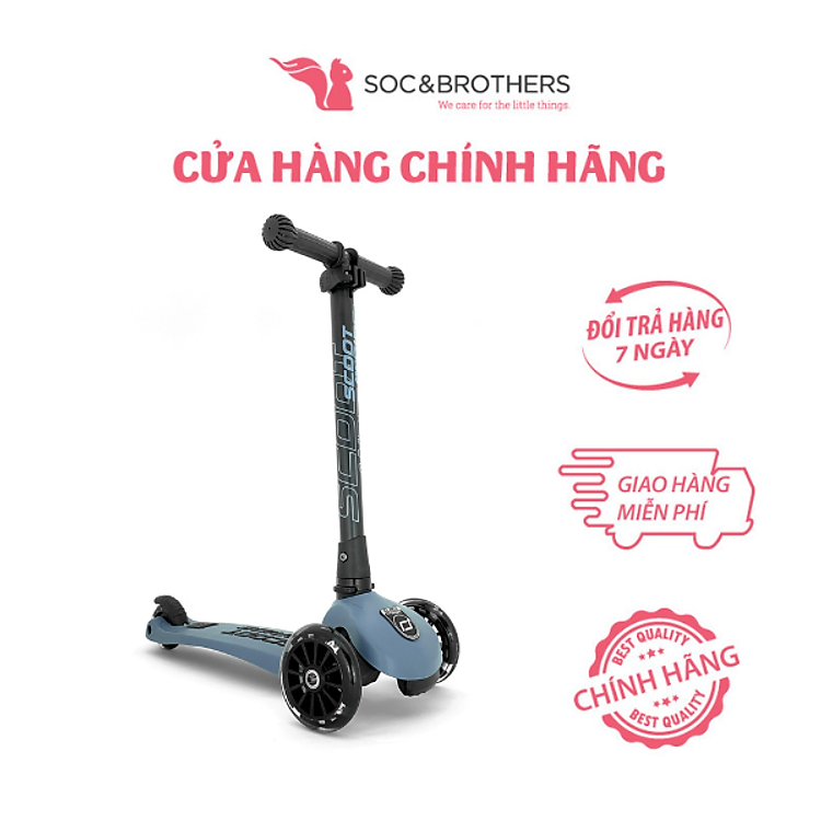 Mua tại Tiki: Mua Scoot and Ride Highwaykick 3 LED Steel Chính hãng Giá tốt
