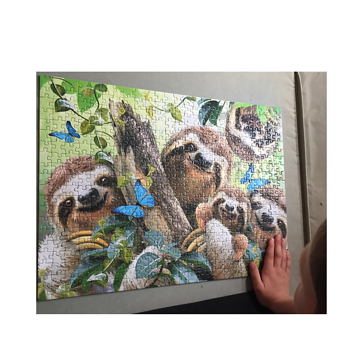 Puzzle Sloth Selfie 500 mảnh RAVENSBURGER Chính hãng Tiết kiệm - Hình ảnh 2