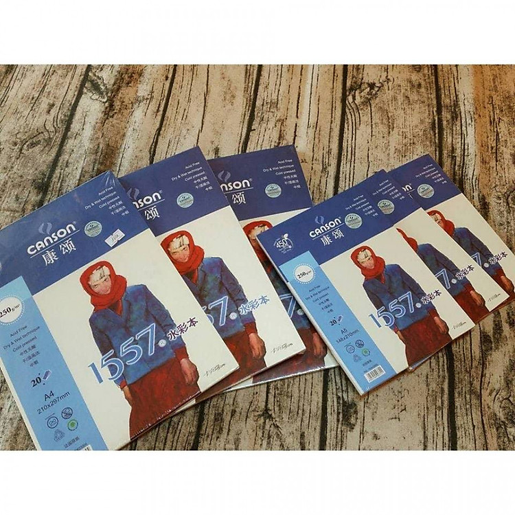 Giấy Vẽ A5 Canson 1557 (250gr)