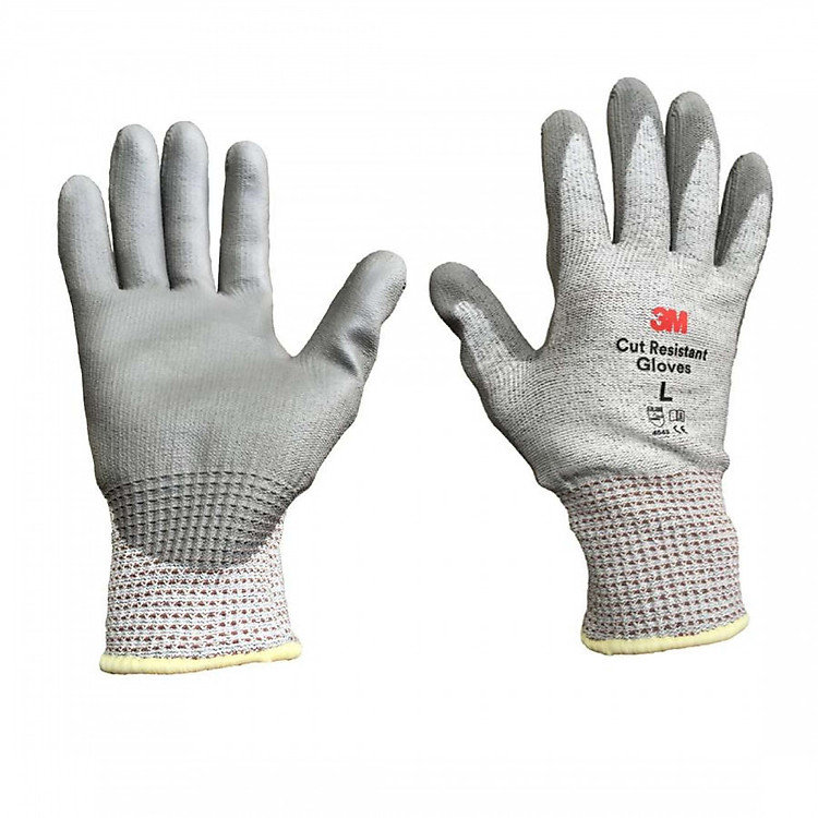 Găng tay chống cắt cấp độ 5 3M GTCC - size L, màu xám trắng