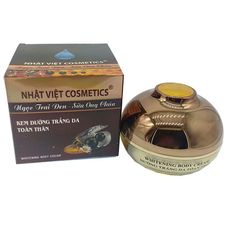 Kem Dưỡng Trắng Da Toàn Thân, Ngọc Trai Đen, Sữa Ong Chúa