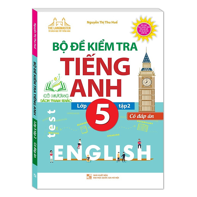 Combo Bộ đề kiểm tra tiếng Anh lớp 5 (trọn bộ 2 tập)
