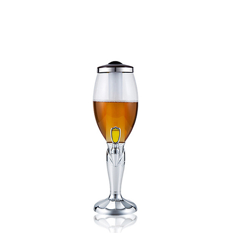 Bình Đựng Nước 3L F16 (Tháp Bia) (Màu Bạc)