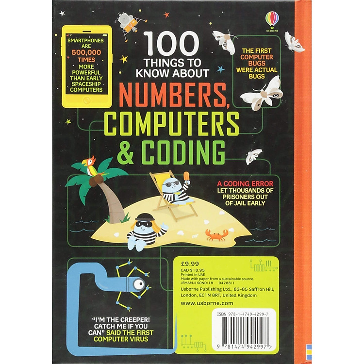 Usborne 100 Things To Know About Numbers, Computers and Coding - Ảnh 6