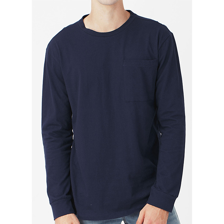 Áo Thun Nam Cổ Tròn The Cosmo Long Sleeve Tee (Navy)
