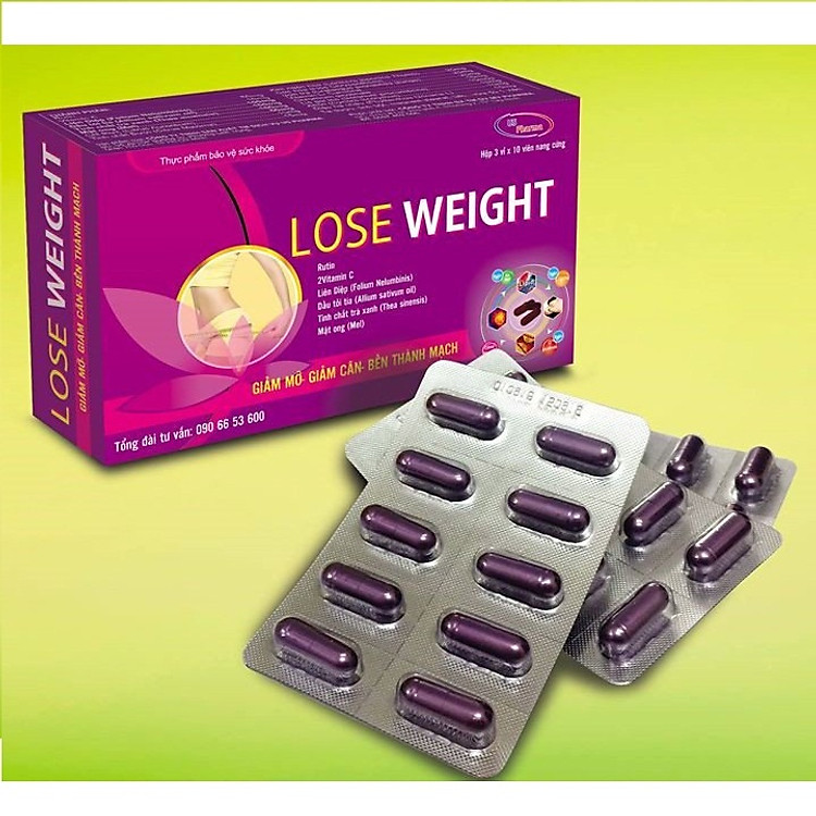 Viên uống hỗ trợ giảm cân LOSE WEIGHT