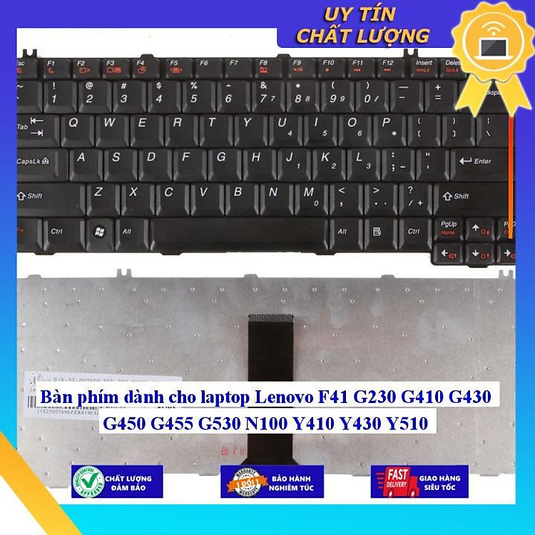 Bàn phím dùng cho laptop Lenovo F41 G230 G410 G430 G450 G455 G530 N100 Y410 Y430 Y510 - Hàng Nhập Khẩu New Seal