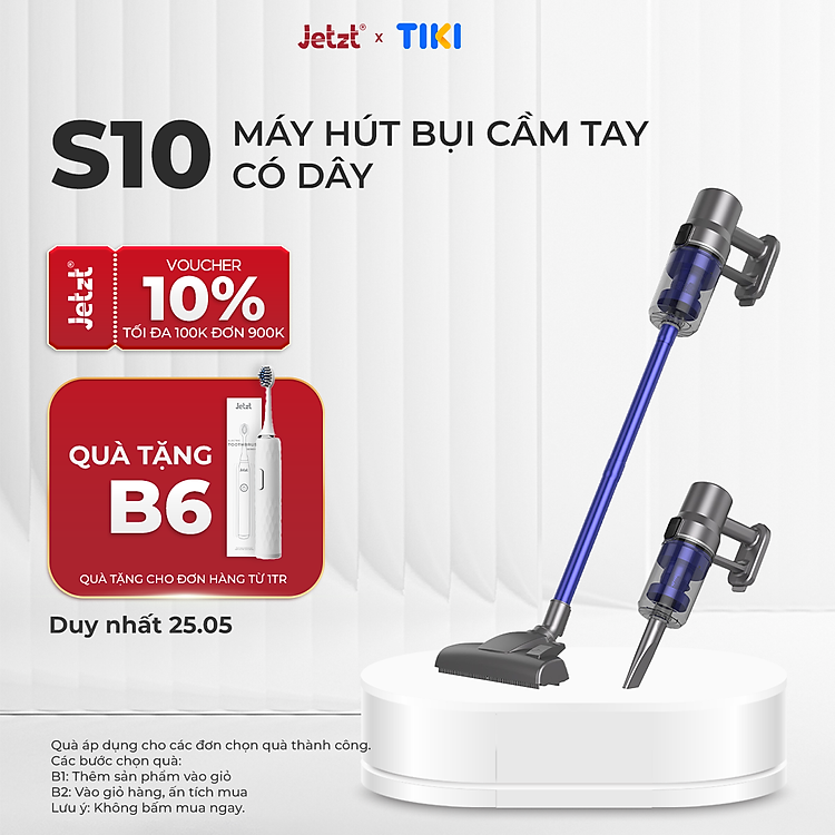 Máy hút bụi JETZT S10 cầm tay có dây hàng chính hãng