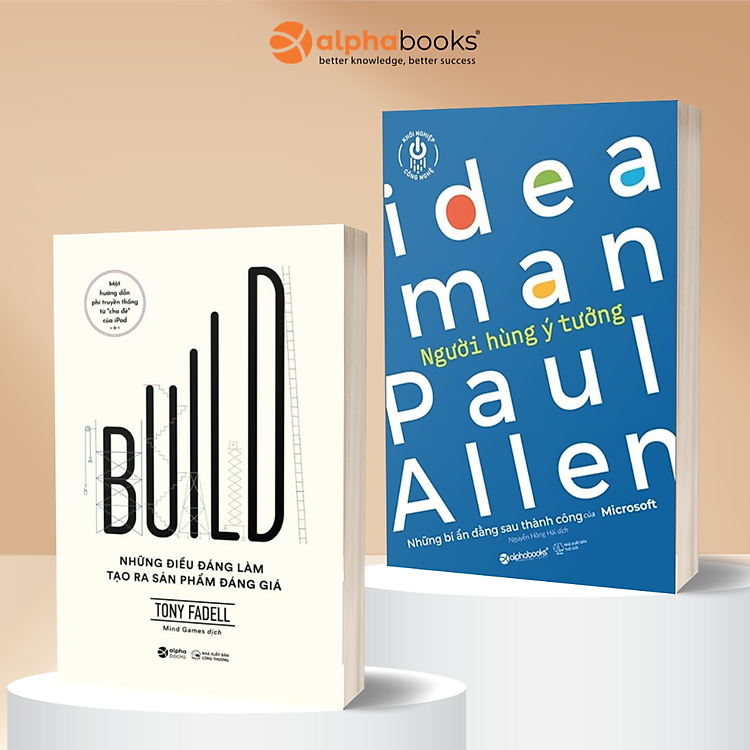 Combo: Build - Những Điều Đáng Làm Tạo Ra Sản Phẩm Đáng Giá + Người Hùng Ý Tưởng - Những Bí Ẩn Đằng Sau Thành Công Của Microsoft - Alpha Books