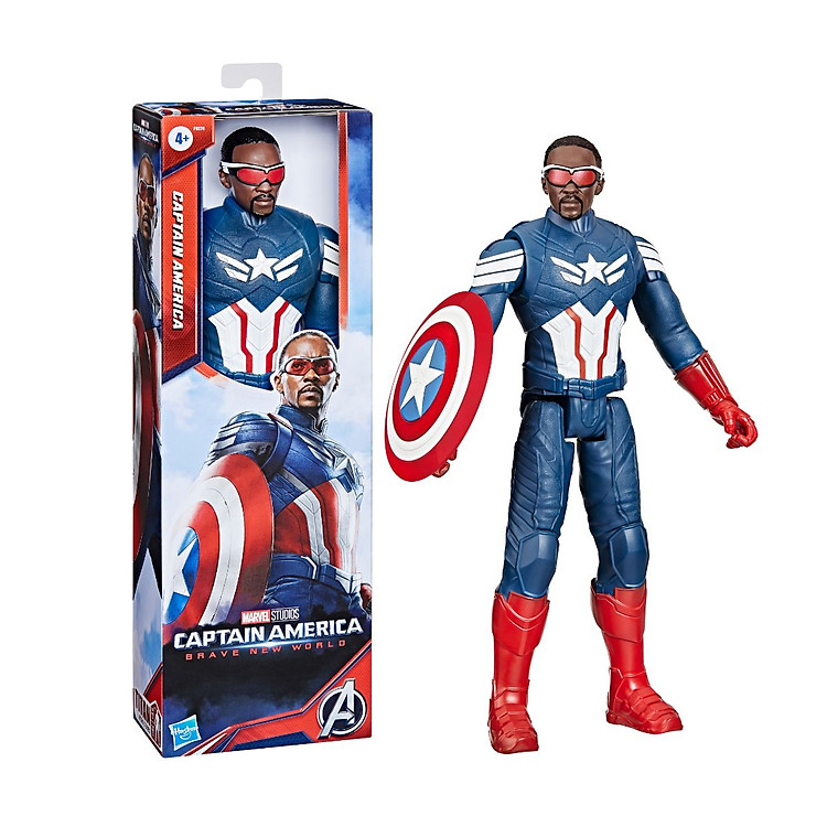 Đồ Chơi Mô Hình Captain America 30cm Chính hãng Ưu đãi - Hình ảnh 4