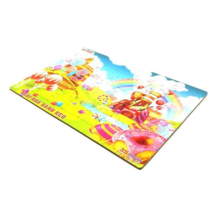 Mua Bộ Xếp Hình A4 Ngôi Nhà Bánh Kẹo Chính hãng Tiết kiệm - Hình ảnh 4