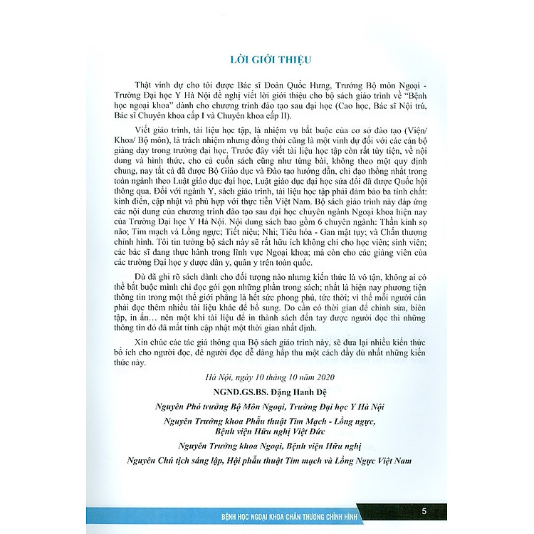 Bệnh Học Ngoại Khoa Chấn Thương Chỉnh Hình - Ảnh 3