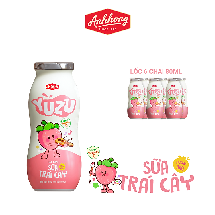 Tham Khảo tại ConCung: Sữa trái cây Yuzu Ánh Hồng 80ml Chất lượng , nhận ngay nhiều Ưu đãi