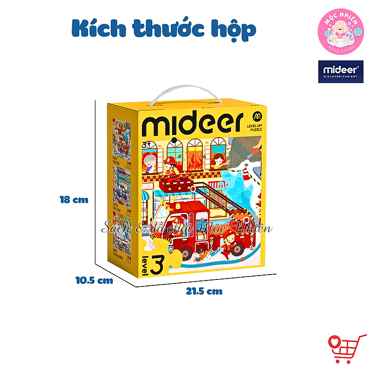 Mua Puzzle Mideer Xe cứu hỏa và Công chúa Chính hãng Giá tốt - Hình ảnh 5