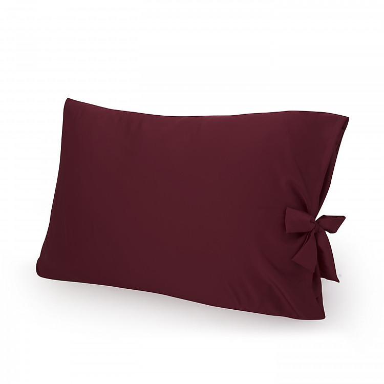 Vỏ gối nằm Goûttobed 50x70cm Lụa Satin Silk thắt nơ (nhiều màu)