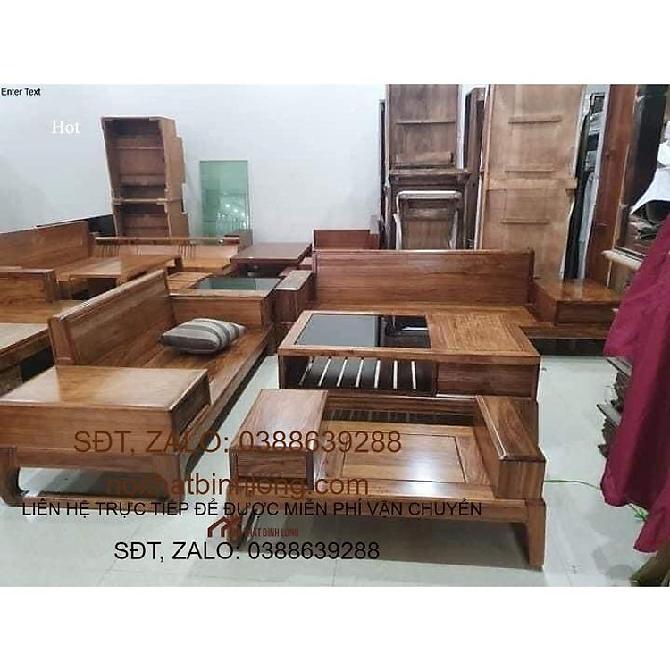 Bàn ghế phòng khách thiết kế sang trọng hiện đại - Nội thất phòng khách - Ghế bộ phòng khách - Sofa phòng khách